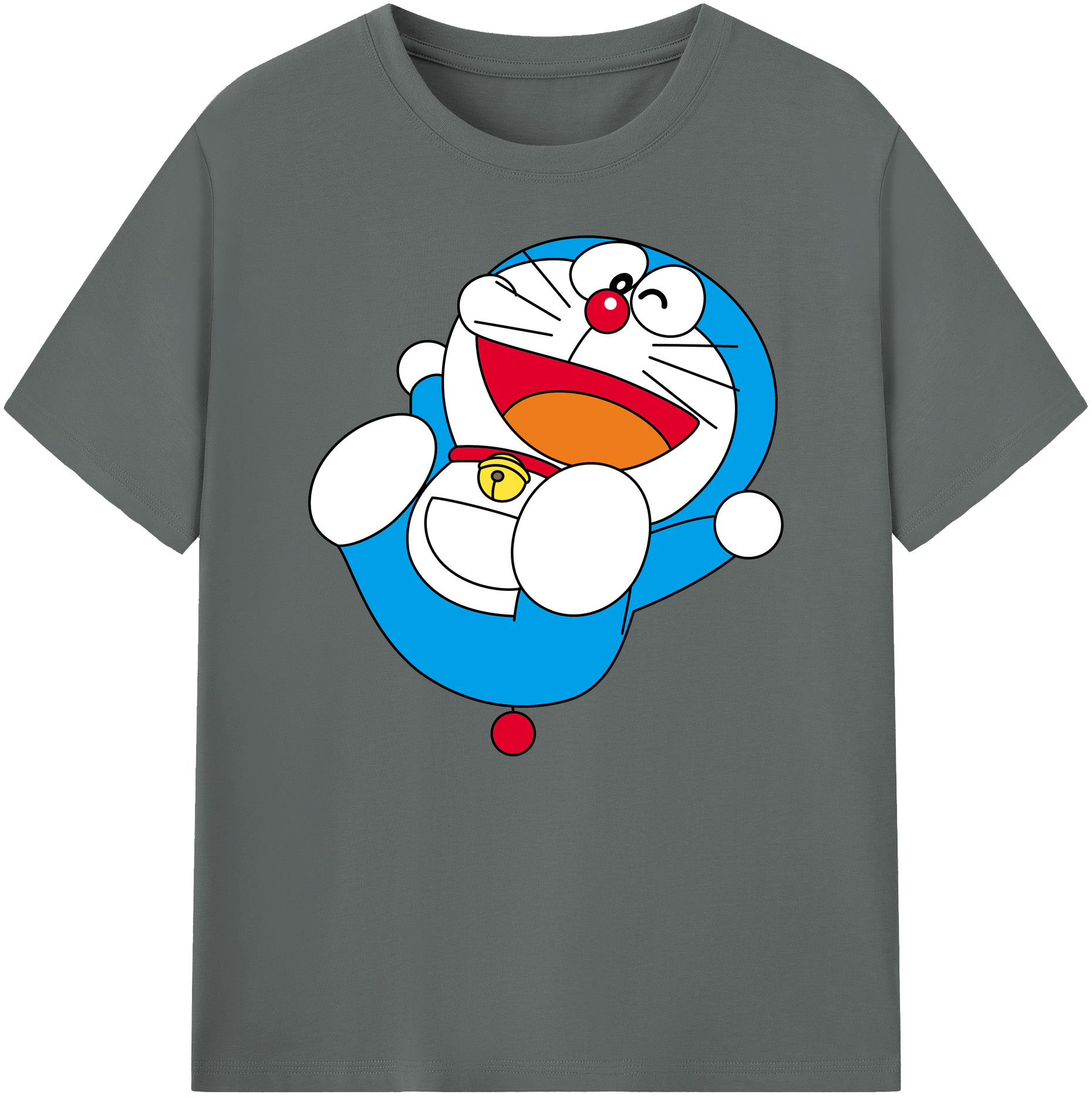 （画像用） ドラえもん Doraemon 綿100％ メンズ半袖Tシャツ｜肌触りやわらか＆通気性